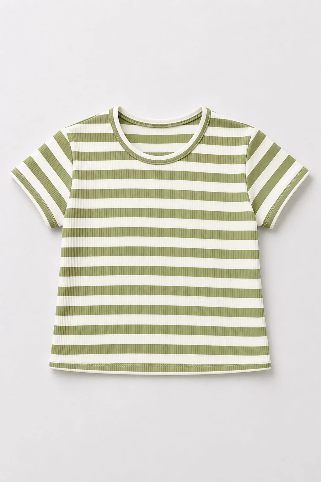 Remera Manga Corta Rayada Teens