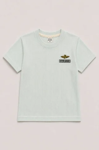 Remera Manga Corta Entramada Teens - Vista 5
