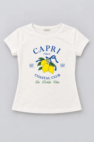Remera Manga Corta Capri Kids - Vista 3
