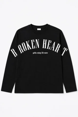 Remera manga larga Broken Heart Kids - Vista 3