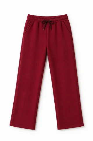 Pantalón recto liso Teens - Vista 2