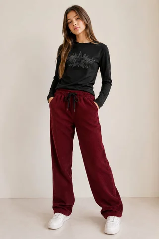 Pantalón de corderoy Teens nena - Vista 1