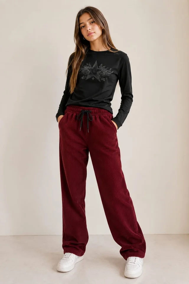 Pantalón de corderoy Teens nena