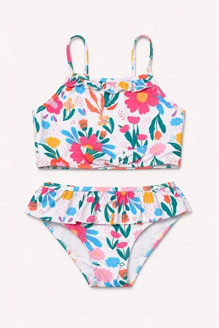 Bikini Flores Kids - Vista 2