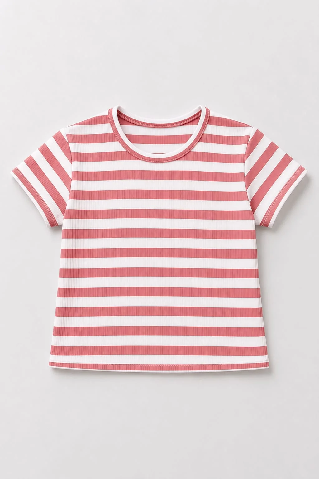 Remera Manga Corta Rayada Teens