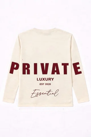 Remera con triple estampa en frente, espalda y mangas que forman ¨private¨ - Vista 5