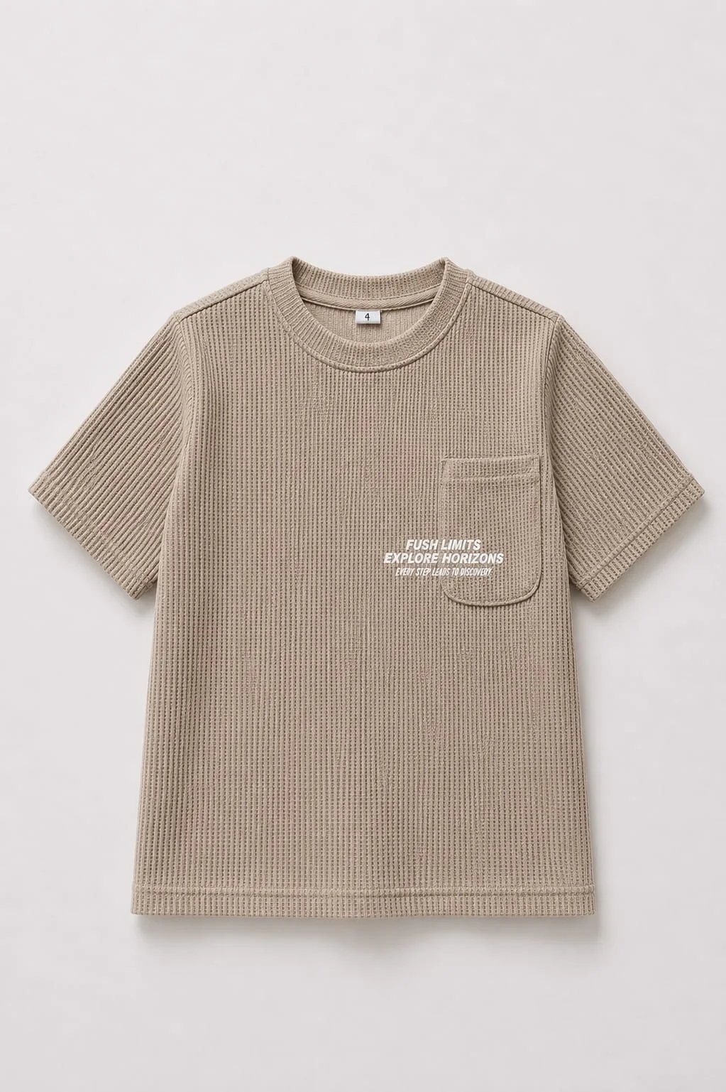 Remera Manga Corta Waffle Limits Kids