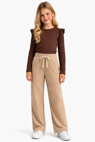 Pantalón Niña bifaz súper suave con cordon  - Vista 1