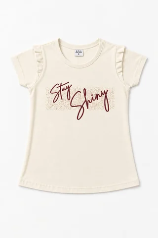 Remera Manga Corta Stay Shiny Kids - Vista 4