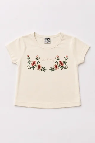 Remera Manga Corta Wild Flower Teens - Vista 4