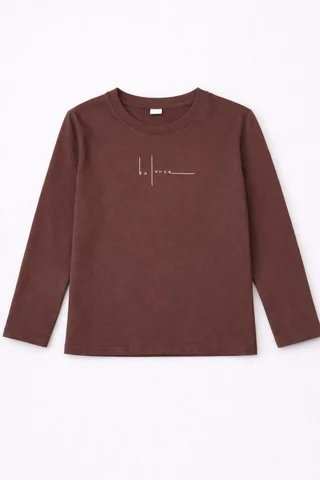 Remera manga larga de niño con estampa delicada en frente ¨balance¨ - Vista 2