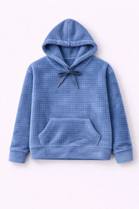 Conjunto de plush infantil bifaz con buzo con capucha y pantalón