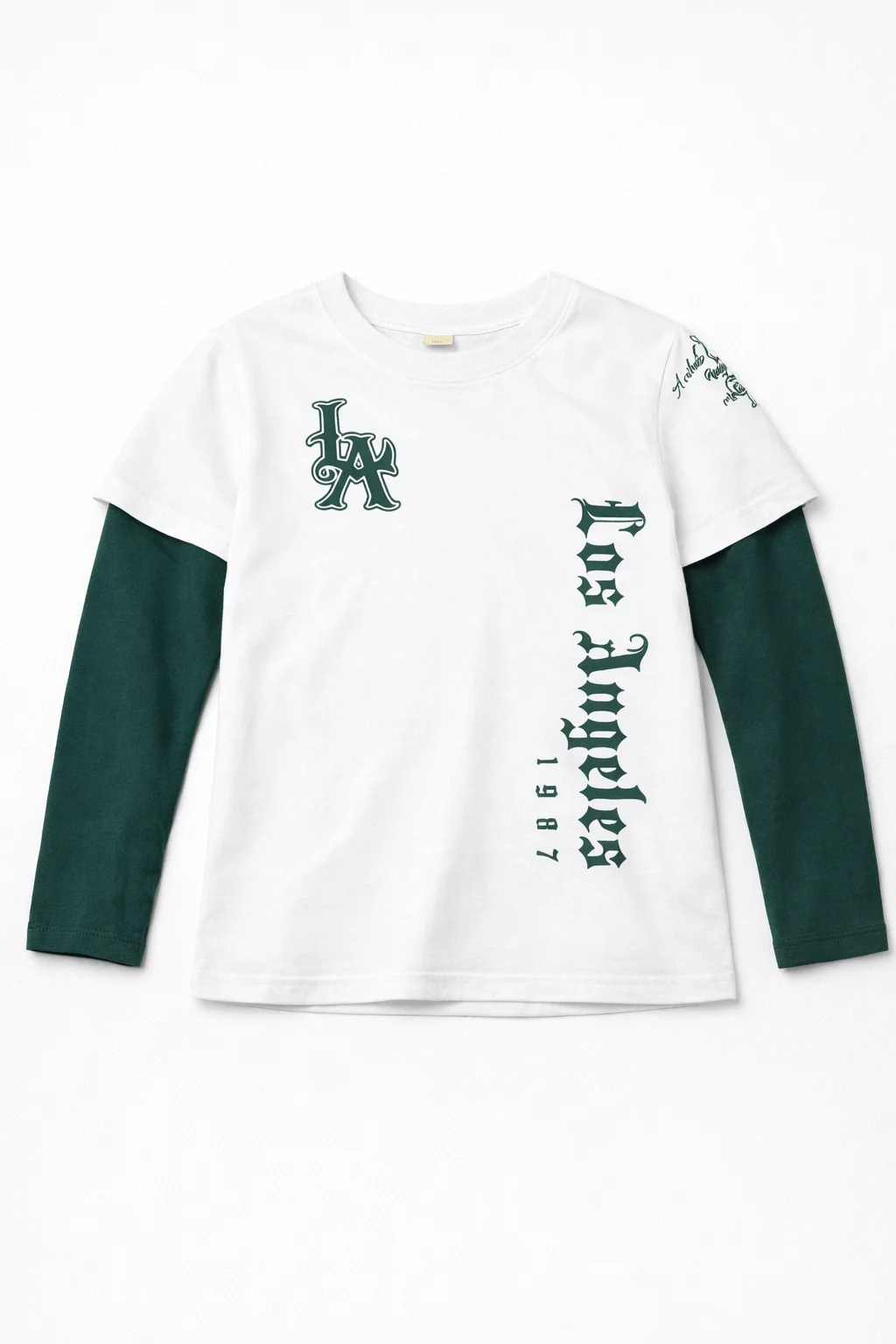 Remera manga larga Los Ángeles Kids