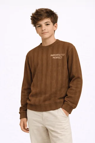 Buzo de teen de morley diesel gamuzado con bordado - Vista 1