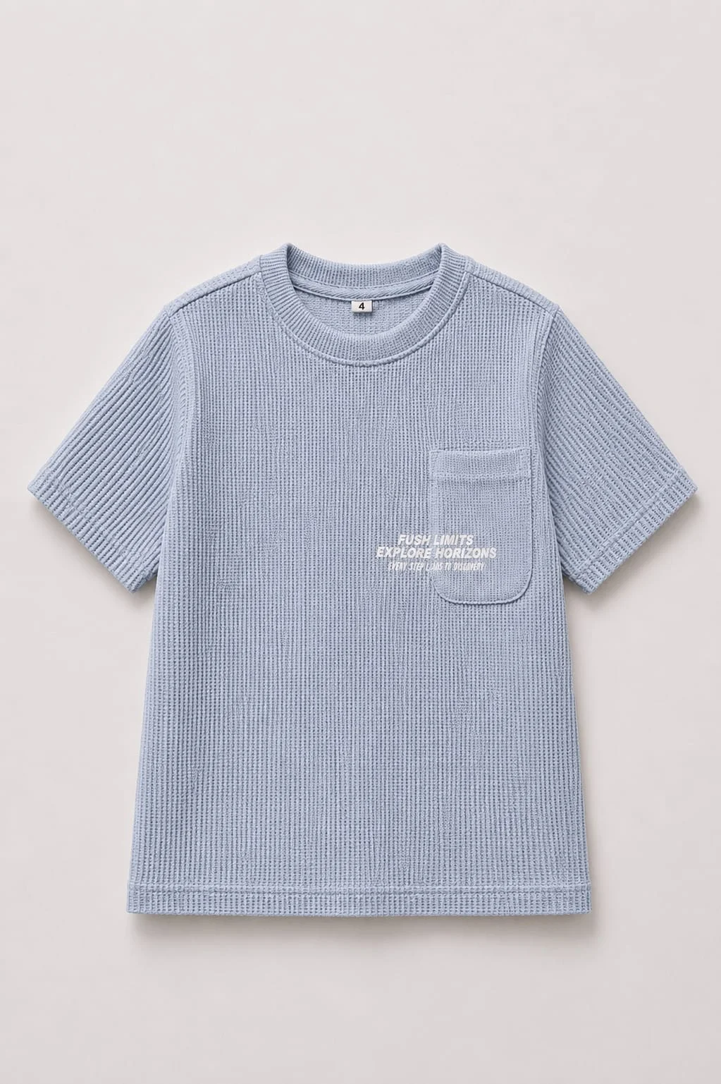 Remera Manga Corta Waffle Limits Kids