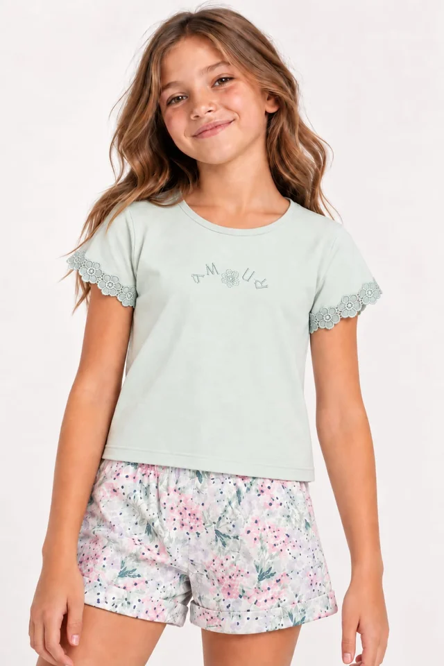 Remera Manga Corta Amour Kids