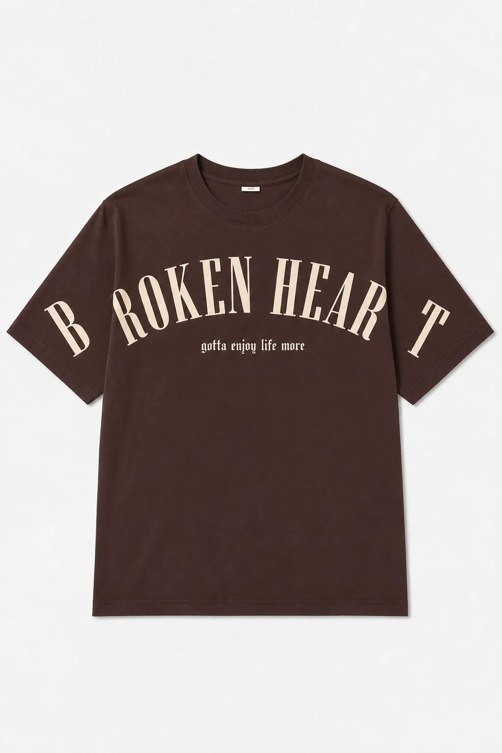 Remera manga corta Broken Heart Teens