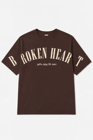 Remera manga corta Broken Heart Teens - Vista 5
