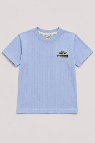 Remera Manga Corta Entramada Teens - Vista 4