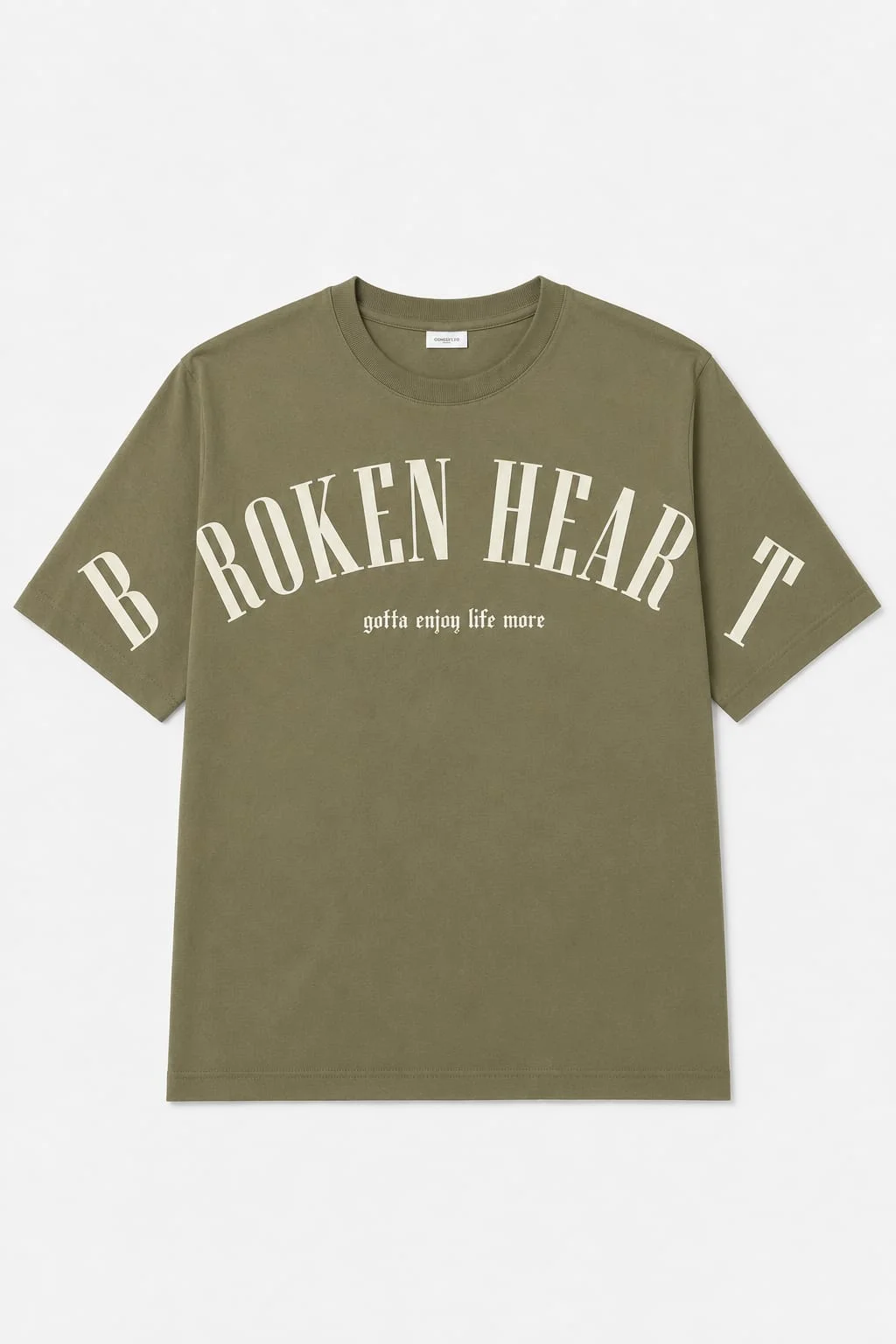 Remera manga corta Broken Heart Teens