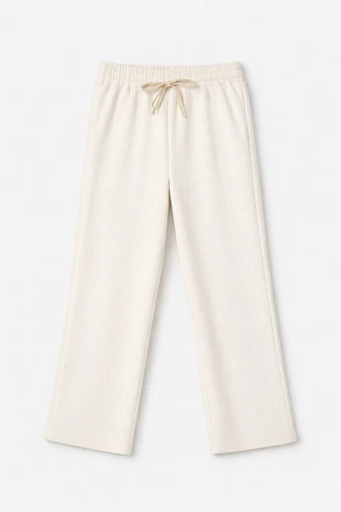 Pantalon de teen de morley basta ancha recto tipo gamuzado