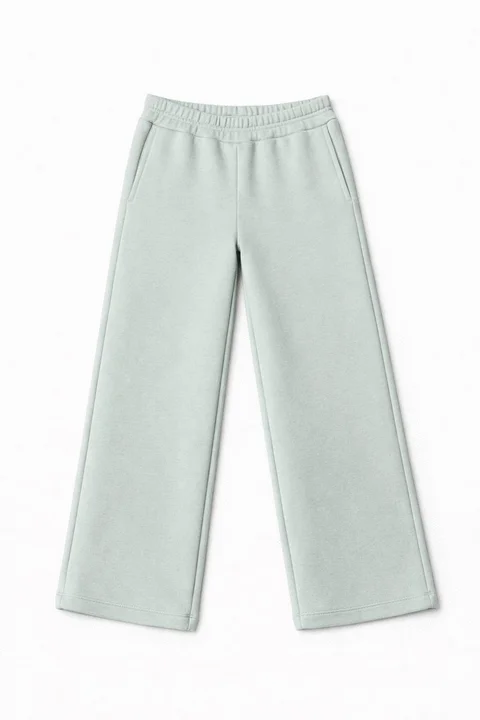 Pantalon de friza liso recto