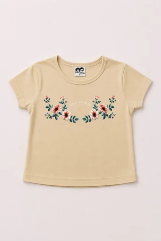 Remera Manga Corta Wild Flower Teens - Vista 2
