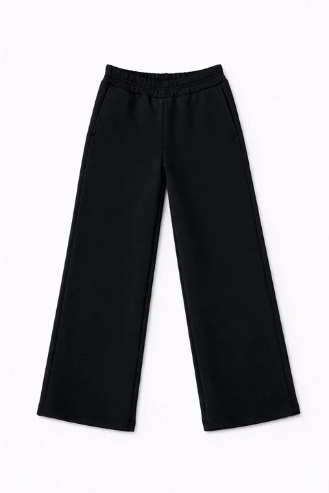 Pantalon de friza liso recto