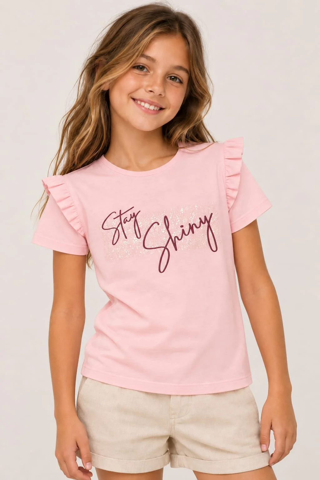 Remera Manga Corta Stay Shiny Kids