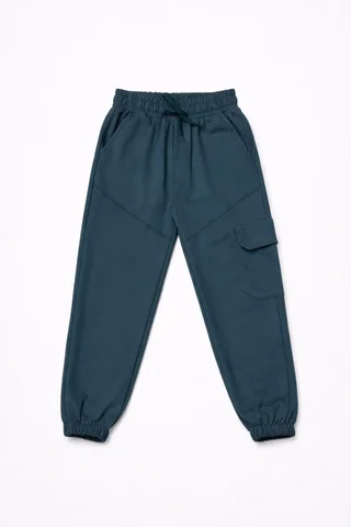 Jogger Cargo Infantil de Rústico con Recortes - Vista 4