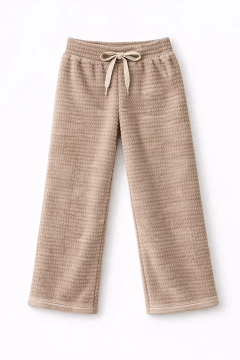 Pantalón teen plush bifaz súper suave con cordon