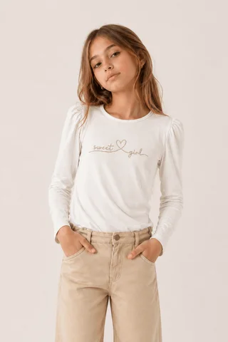 Remera manga larga Sweet Girl Kids - Vista 1