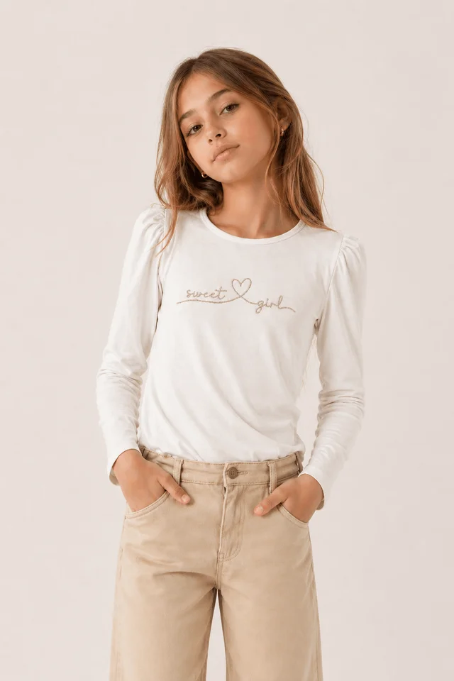 Remera manga larga Sweet Girl Kids