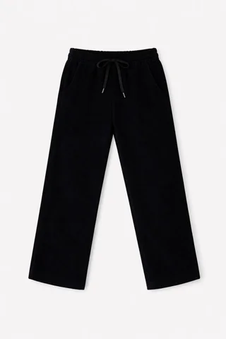 Pantalón de corderoy recto Infantil con cintura elastizada y cordon ajustable - Vista 3