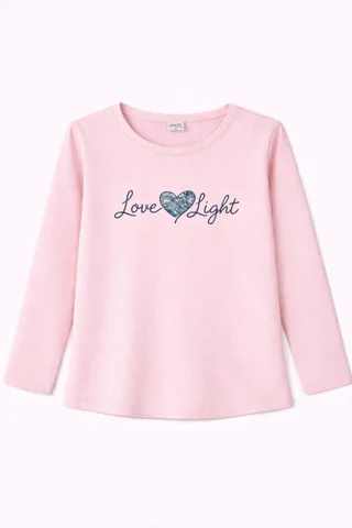 Remera manga larga Love Light Kids - Vista 2