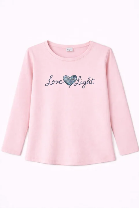Remera manga larga Love Light Kids