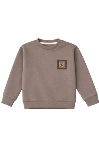 Buzo niño de darlon morley con interior de patagonia, bien Abrigado, con aplique combinado - Vista 6