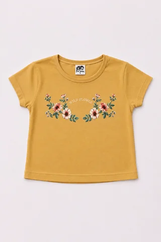 Remera Manga Corta Wild Flower Kids - Vista 6