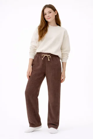 Pantalón teen plush bifaz súper suave con cordon - Vista 1