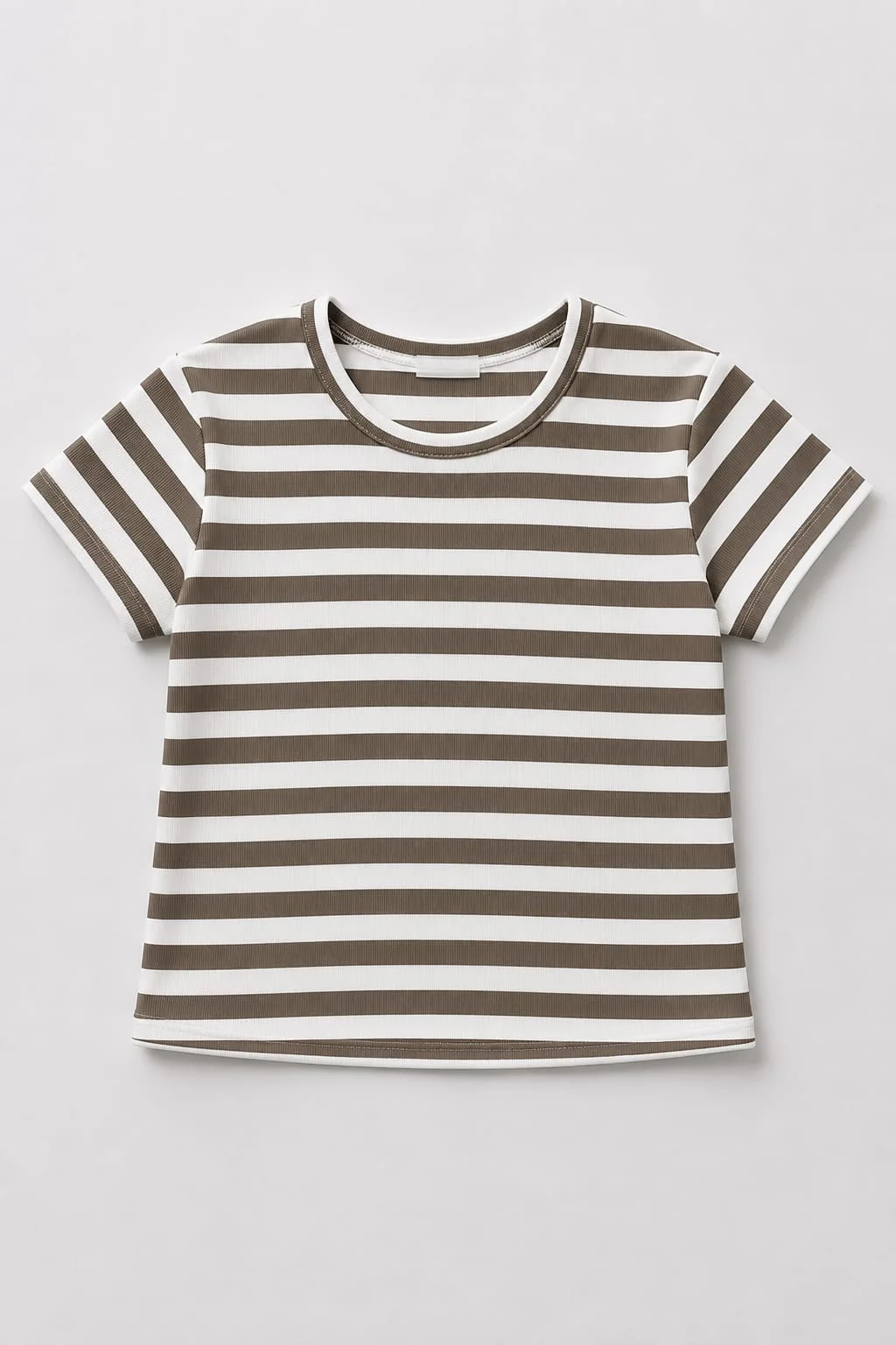 Remera Manga Corta Rayada Kids
