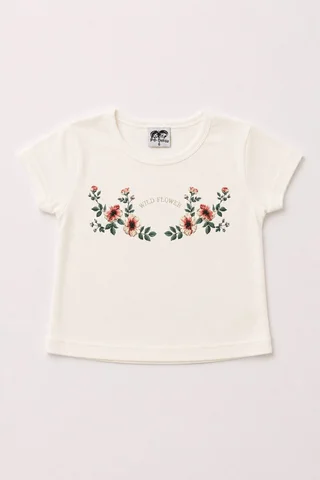 Remera Manga Corta Wild Flower Kids - Vista 2