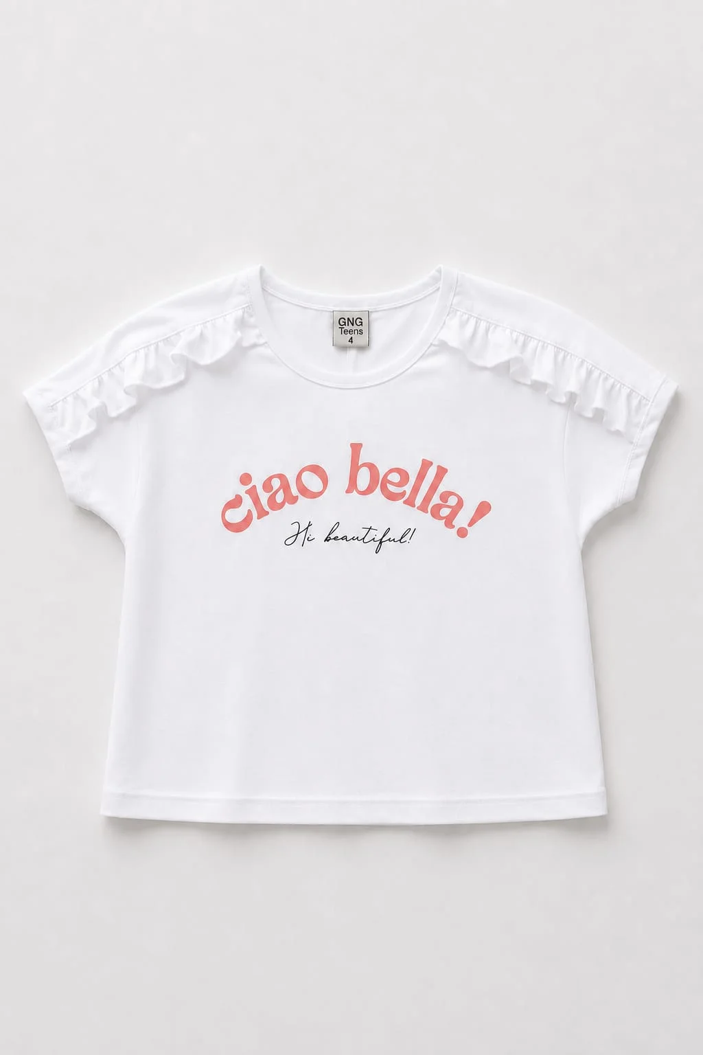 Remera Manga Corta Ciao Bella Kids