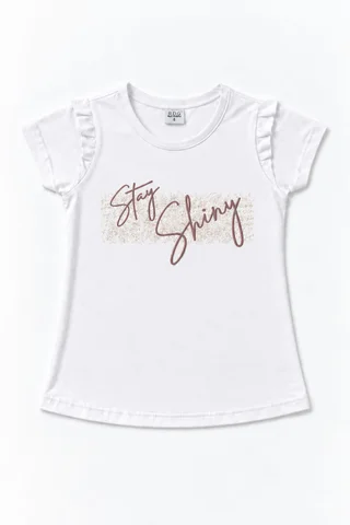 Remera Manga Corta Stay Shiny Kids - Vista 5