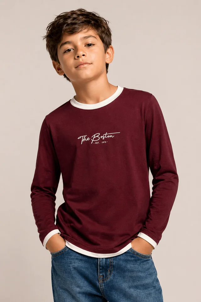 Remera manga larga The Boston Kids