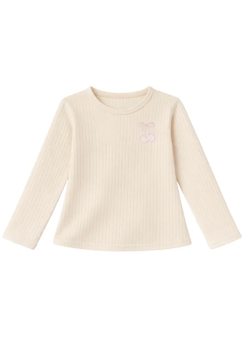 Conjunto niña de morley ancho suave de remera y pantalón 