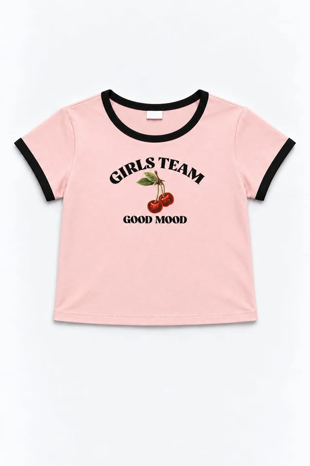 Remera Manga Corta Cherry Teens