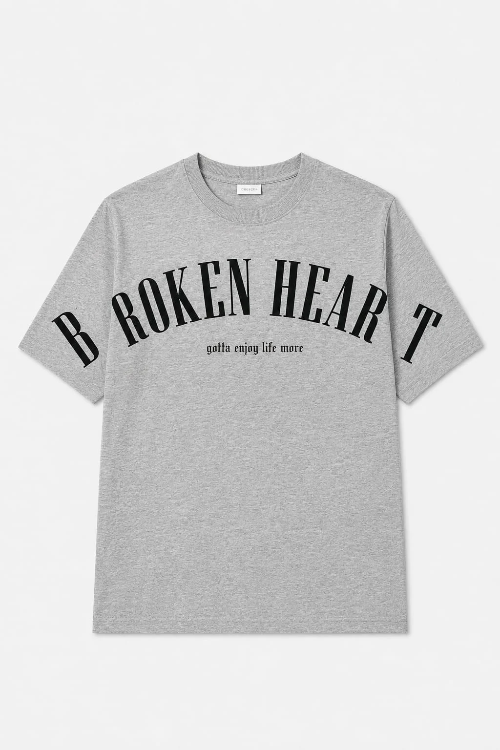Remera manga corta Broken Heart Teens