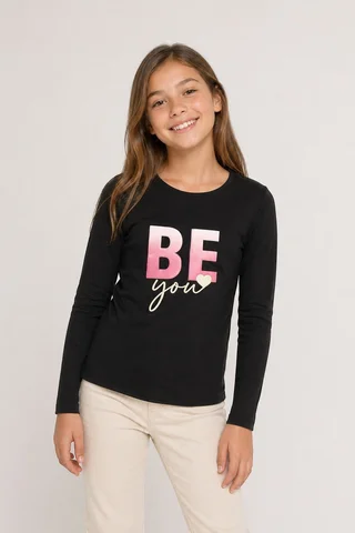 Remera manga larga Be You Kids - Vista 1