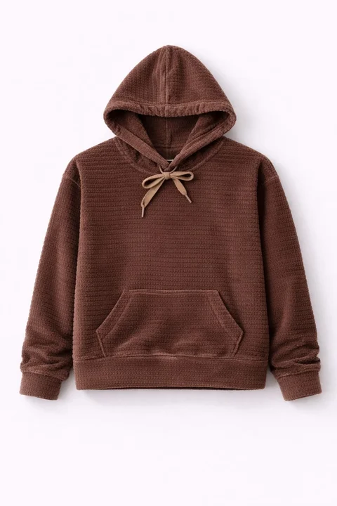 Conjunto teen de plush bifaz con buzo con capucha y pantalón