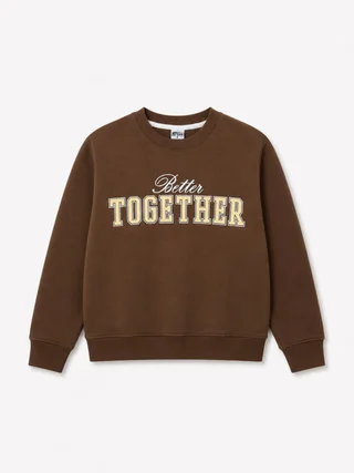 Buzo oversize Together Teens - Vista 4